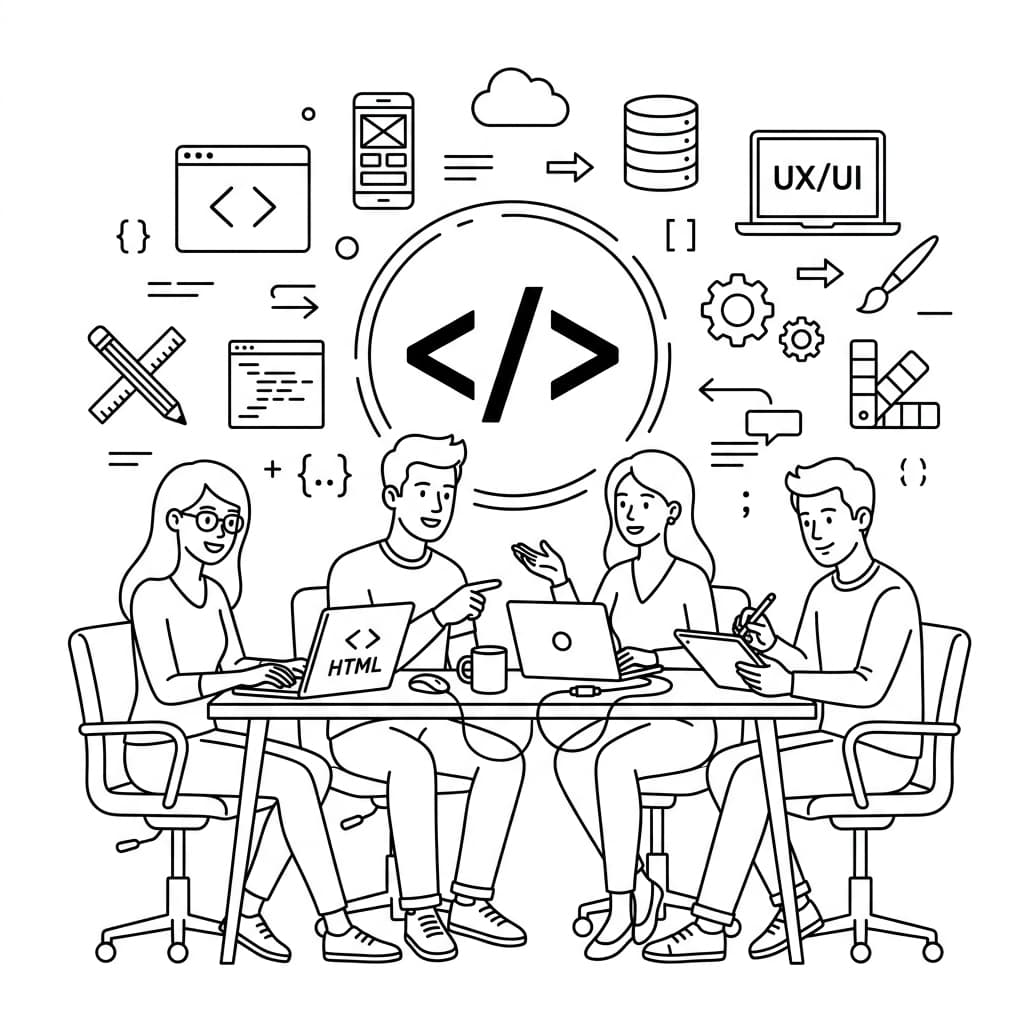 Web Developers Illustration
