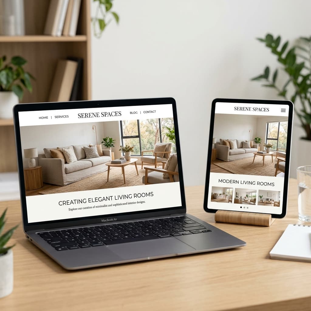 Web Design Mockups
